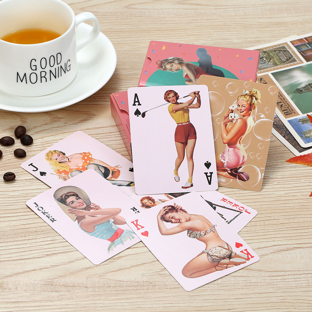 Vintage Collectible Playing Cards - Naipes de belleza de Bikini Sexy