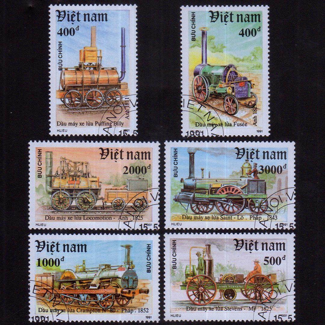 Collectible Vintage Postage Stamps - Sellos postales de Vietnam con fecha