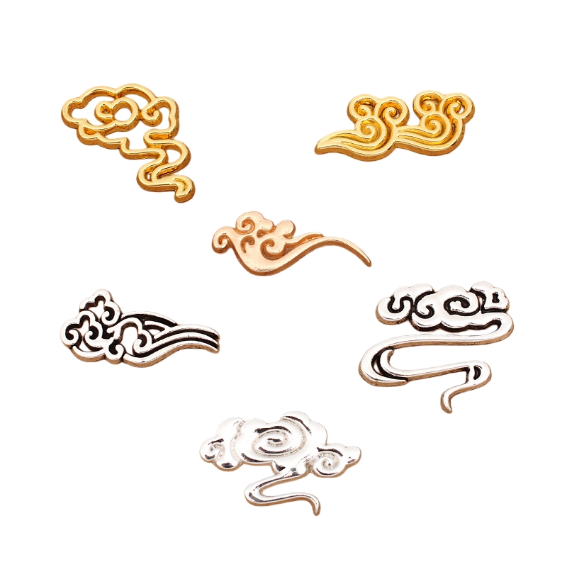 Vintage Jewelry Collection - Amuletos de Nube Auspiciosa de Aleación
