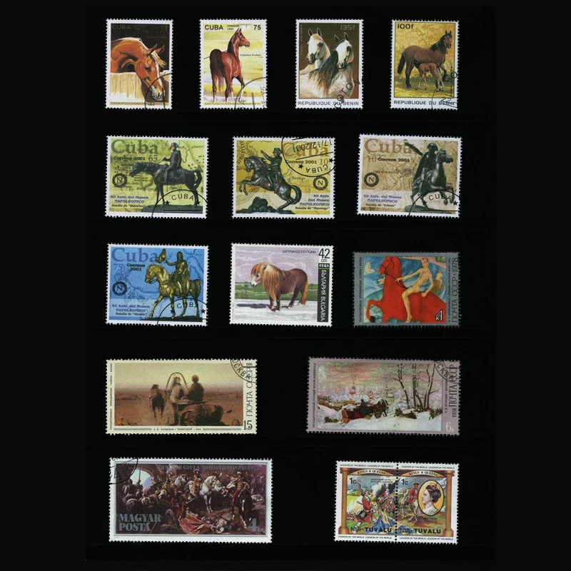 Sellos postales 50 caballos di - Collectible Vintage Postage Stamps reseña y precio