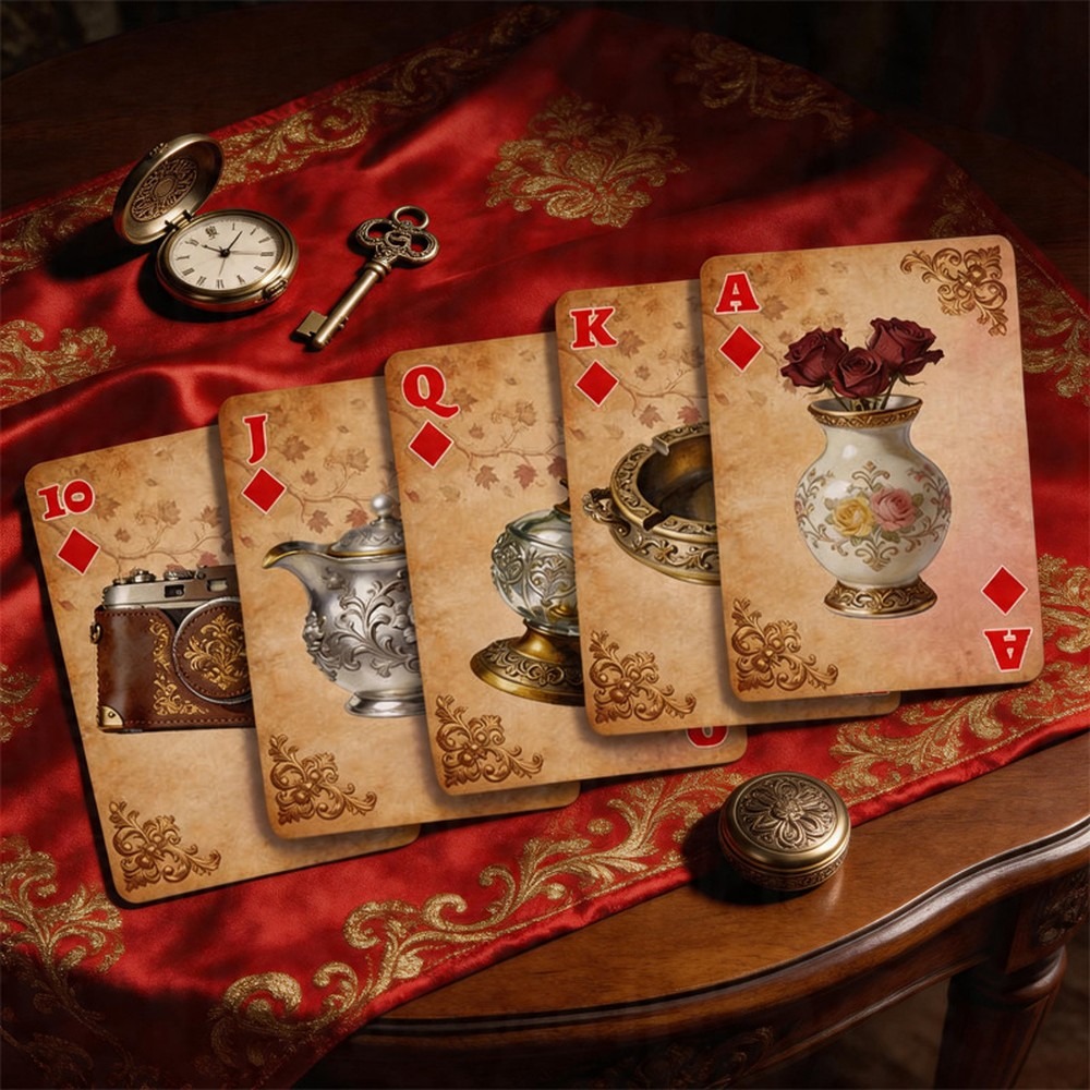 Juego de cartas de baraja de e - Vintage Collectible Playing Cards reseña y precio