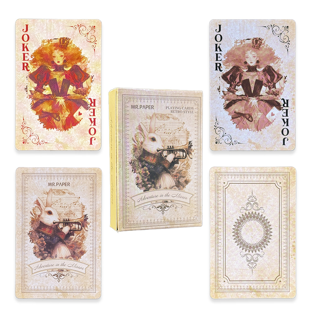 55 Cartas de Póker de Alice en - Vintage Collectible Playing Cards reseña y precio