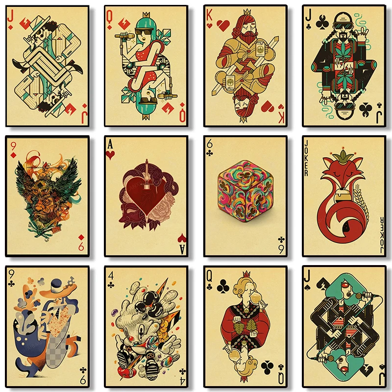 Póster con citas de cartas de  - Vintage Collectible Playing Cards reseña y precio