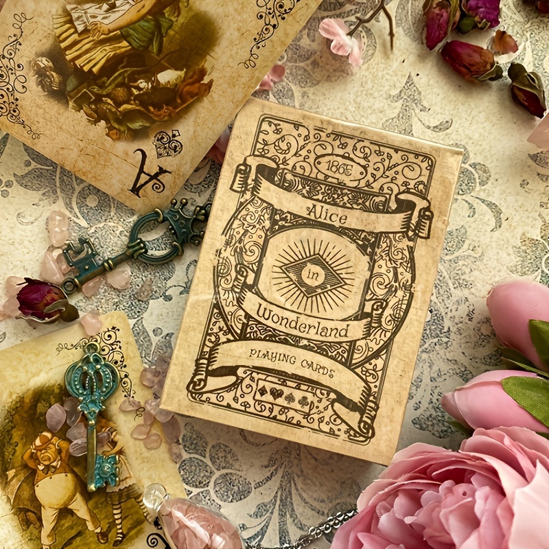 Naipes de estilo vintage con a - Vintage Collectible Playing Cards reseña y precio
