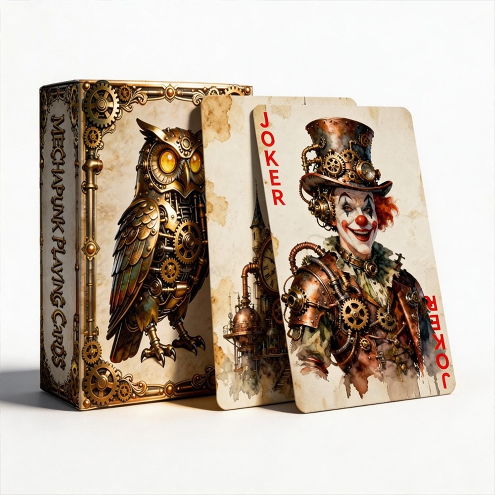 Juego de cartas de póker Steam - Vintage Collectible Playing Cards reseña y precio