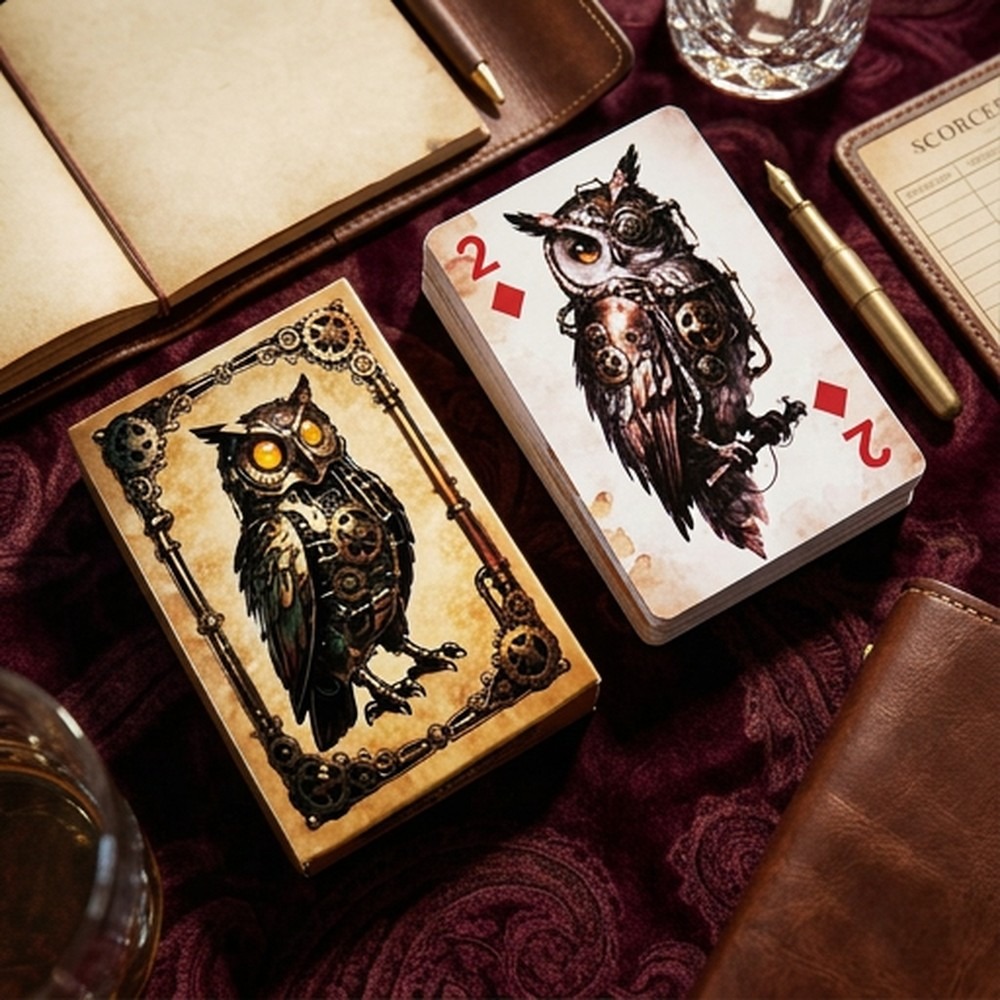 Juego de cartas de póker Steam - Vintage Collectible Playing Cards reseña y precio