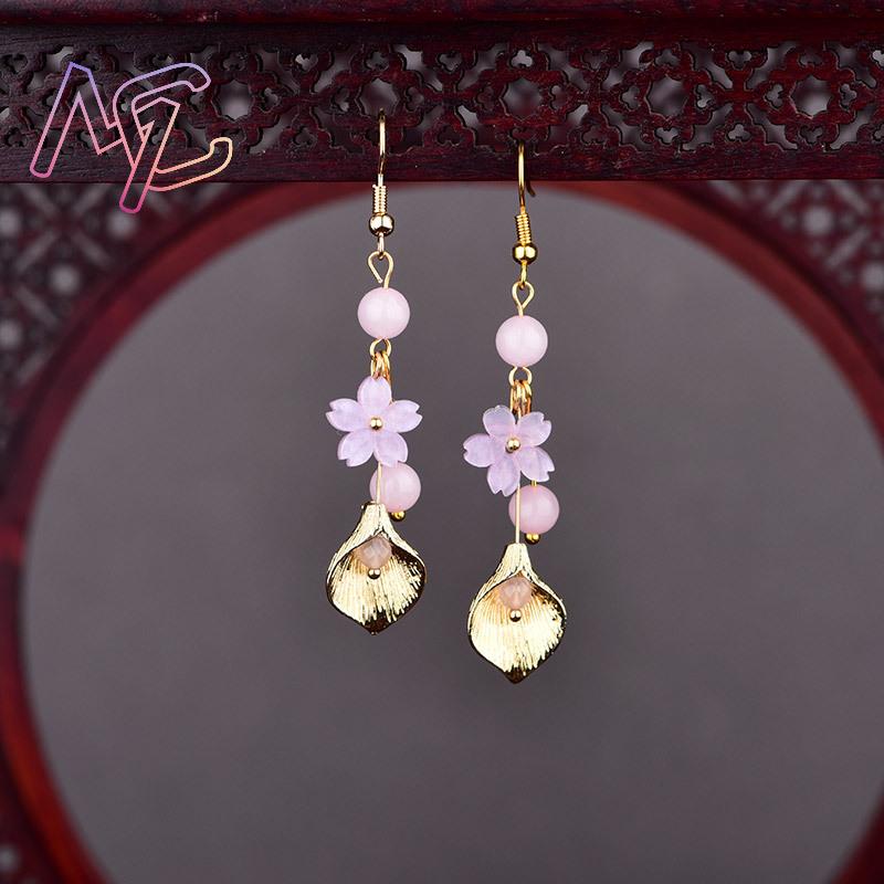 Pendientes de flores de Jade N - Vintage Jewelry Collection reseña y precio