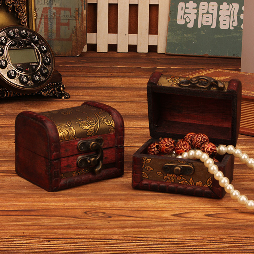 Caja de joyería de madera vint - Vintage Jewelry Collection reseña y precio