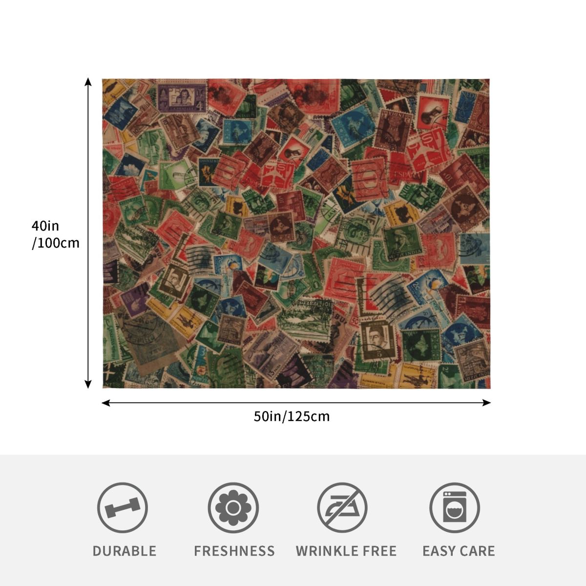 Manta de colección de sellos p - Collectible Vintage Postage Stamps reseña y precio
